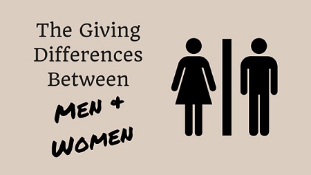 giving differences between men and women