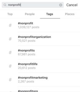 Nonprofit Hashtags
