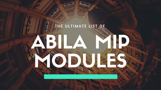 Abila MIP Modules Abila MIP Modules