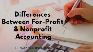 differences between nonprofit and for profit accounting