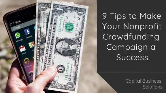 Tips to Help You Run a Successful Crowdfunding Campaign for your Nonprofit