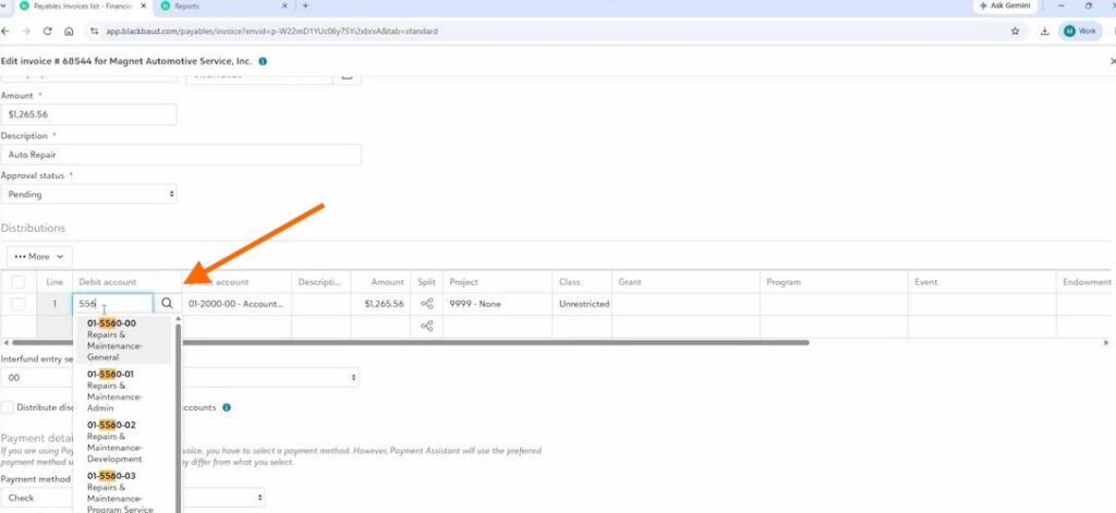 How to Adjust General Ledger Distribution on AP Invoices in Raiser's Edge NXT